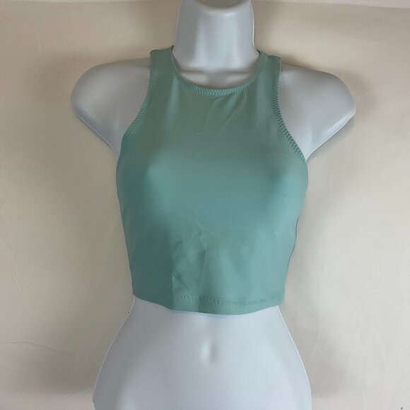 TNAction Cropped Top Sports Bra XS Light Mint Racerback - Picture 1 of 9